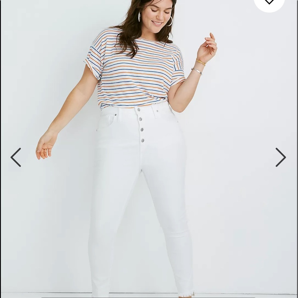 Madewell skinny 10’ High Rise jeans size 32 NWT